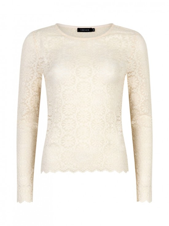 Top loiza ecru frontweb white