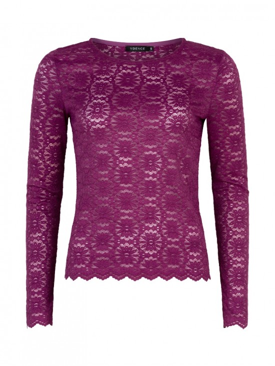 Top loiza fuchsia purple frontweb white