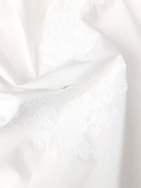 Top mylo white detail