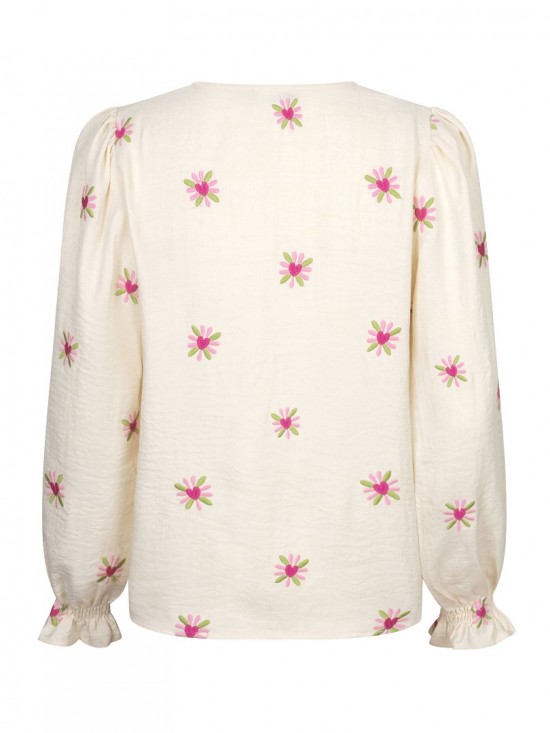 Top philou ecru backwhite background