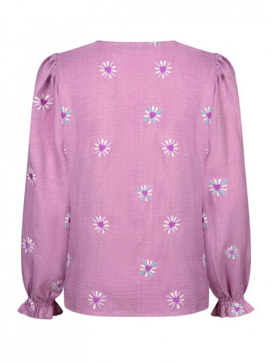 Top philou violet backwhite background