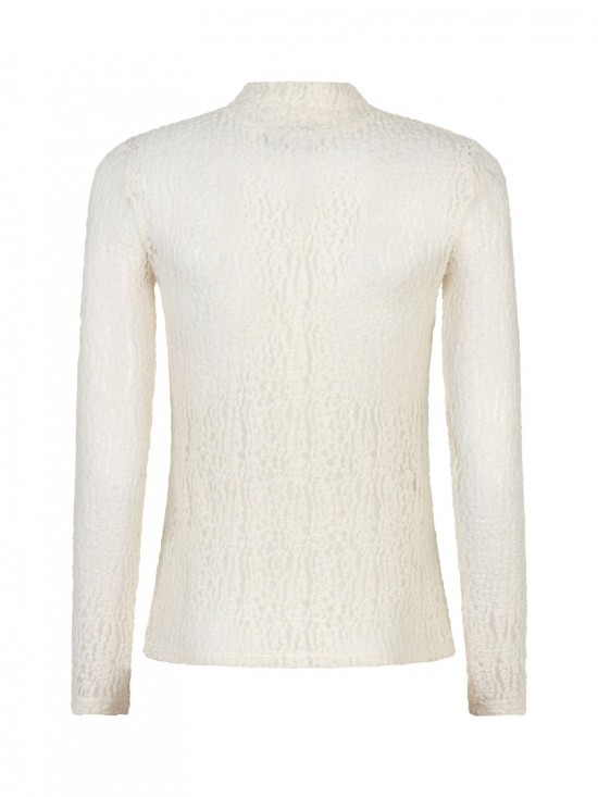 Top roberta ecru backwhite background